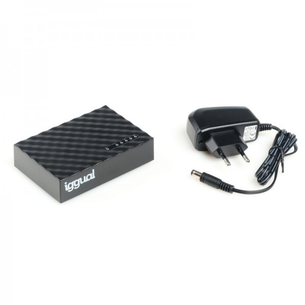 Iggual ges5000 switch 5xgb gigabit 1000 mbps