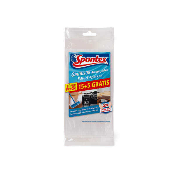 Spontex Gamuza Atrapapolvo 15 + 5 GRATIS