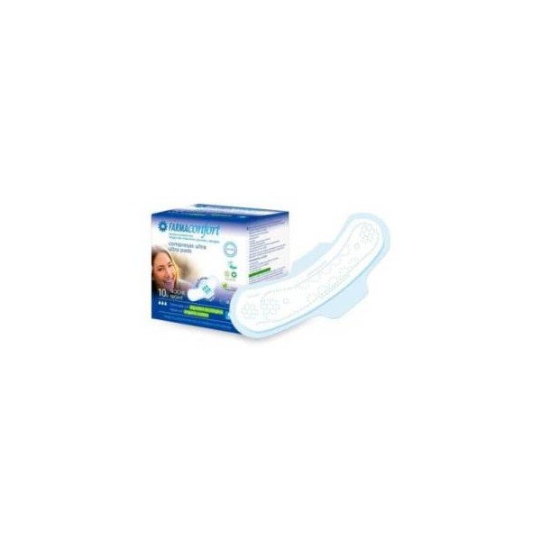Compresa Farmaconfort Noche Algodon 10un