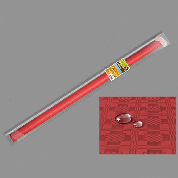 Rollo mantel impermeable rojo 1,2 x 5 m