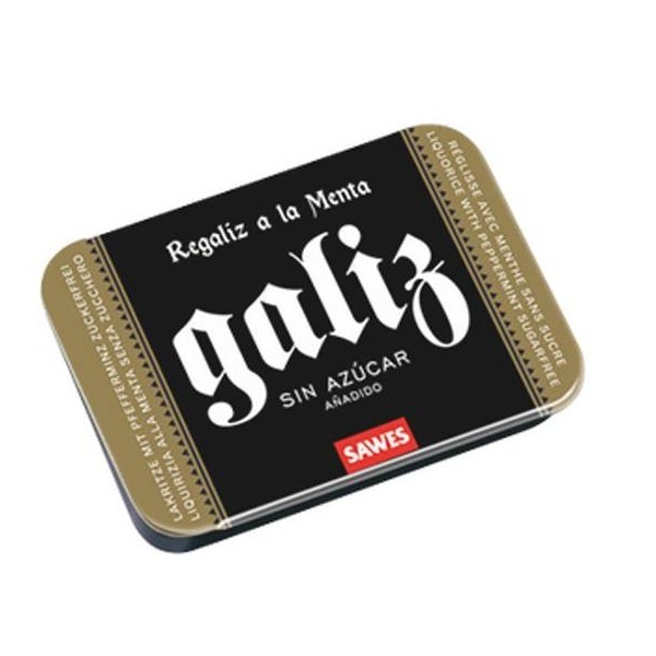 Galiz Sawes Regaliz a La Menta Sin Azucar 20 g